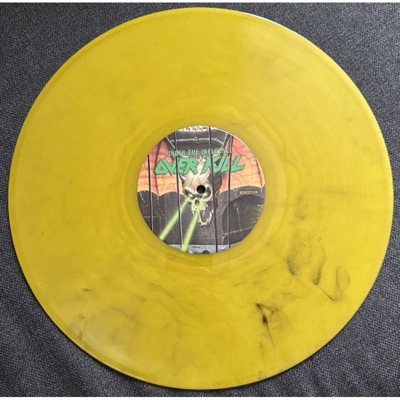 Overkill - Under The Influence (LP) Yellow Marble Vinyl